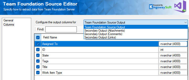 Additional output metadata